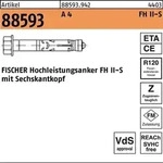 Hochleistungsanker R 88593 FH II 15/25 S A 4 20 St&uuml;ck FISCHER