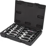 KS TOOLS GEARplus Ratschenringmaulschl&uuml;ssel-Satz kurz 16tlg. - 503.4653