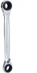 KS TOOLS 4 in 1 GEARplus umschaltbar Doppel-Ratschenringschl&uuml;ssel 12 x 13 x 14 x 15