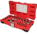 KS TOOLS 3/8"+1/2" TRIPLEplus Durchgangs-Steckschl&uuml;ssel-Satz 17tlg. - 916.4050