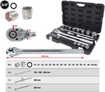 KS TOOLS 3/4" Steckschl&uuml;ssel-Satz 21tlg. 6-kant - 911.0721