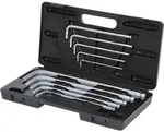 KS TOOLS Kugelkopf-Innensechskant-Winkelstiftschl&uuml;ssel-Satz XL 10tlg. - 151.2150