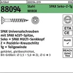 Spax 088094001090045055, Schraube R 88094 SEKO Spitze/PZ 4,5x55/37-Z TG Sta