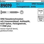 Fassadenschraube R 89019 Liko T-STAR 4,5x 50/21-T A 2 antikfarben 200St. SPAX