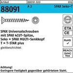 Spax 088091920009045060, Schraube R 88091 SEKO T-STAR 4,5x 60/54-T20 A 2 100 St&uuml;ck