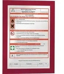 Durable 2x Magnetrahmen selbstklebend DIN A4 rot - 487203