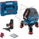 Bosch Linienlaser GLL 3-50 / 4x 1,5 V-LR6-Batterie inkl. BM 1 + Laserzieltafel in