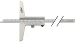 HELIOS PREISSER Tiefenmessschieber DIN 862 300mm ger.Schiene 12x4mm - 282505