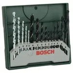 Bosch Mini-X-Line Mixed-Set, 15tlg., 5 Stein-, 5 Metall-, 5 Holzbohrer - 2607019675
