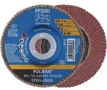 PFERD 67746125, PFERD F&auml;cherscheibe POLIFAN A PSF STEELOX &Oslash; 125 mm K&ouml;rnung A-60