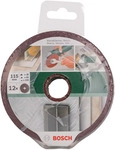 Bosch Fiberschleifscheiben-Set f&uuml;r Winkelschleifer Korund D=115 mm K=36-100, 12-tlg.