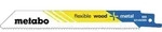 S&auml;bels&auml;gebl&auml;tter flexible L.150mm Dicke 0,9mm Zahnteilung1,8-2,6mm BiMetall 25St