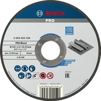 Bosch 2608603166, Bosch PRO Metal Trennscheibe 125 x 2,5 x 22,23 mm - 2608603166