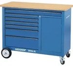 GEDORE Rollwerkbank 1504 XL Au&szlig;en-B1250xT550xH985mm Schubl.7 40/60kg 1.000kg -