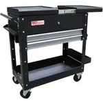 BGS Werkstattwagen 2 Schubladen Horizontal-Doppelauszug leer - 4105