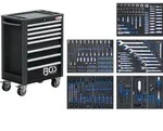 BGS Werkstattwagen Profi Standard 8 Schubladen mit 234 Werkzeugen - 4113