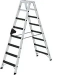 G&uuml;nzburger Steigtechnik Stufen-Stehleiter 250 kg beidseitig begehbar mit clip-step