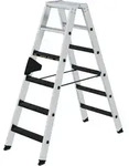 G&uuml;nzburger Steigtechnik Stufen-Stehleiter 250 kg beidseitig begehbar mit clip-step