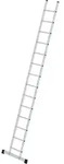 G&uuml;nzburger Steigtechnik Sprossen-Anlegeleiter mit Standard-Traverse 14 Sprossen -
