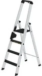 G&uuml;nzburger Steigtechnik Stufen-Stehleiter 250 kg einseitig begehbar mit clip-step