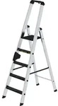 G&uuml;nzburger Steigtechnik Stufen-Stehleiter 250 kg einseitig begehbar mit clip-step