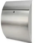 BURG-W&Auml;CHTER Briefkasten Riviera 3835 Ni H.460mm B.335mm T.130mm VA DIN C4 - RIVIERA