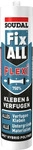 Kleb- u.Dichtstoff Fix All Flexi wei&szlig; 470g Kartusche SOUDAL