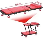 KS TOOLS Fahrbare Liege und Klappsitz 1200 x 420 mm - 500.8000