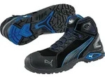 PUMA Sicherheitsstiefel Rio Black Mid Gr&ouml;&szlig;e 47 schwarz / blau - 63.225.0-47