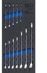BGS Werkstattwageneinlage 1/3: Maul-Ringschl&uuml;ssel-Satz SW 6 - 22 mm 12tlg. - 4082