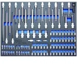 BGS 3/3 Werkstattwageneinlagen: 104tlg. Bits und Bit-Eins&auml;tze - 4017