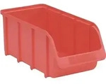h&uuml;nersdorff Sichtlagerkasten L 318 / 286 X B 146 X H 127 mm rot - 683100