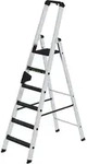 G&uuml;nzburger Steigtechnik Stufen-Stehleiter 250 kg einseitig begehbar mit clip-step