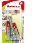 Fischer 2x DUOPOWER 12x60 S mit Schraube - 537624