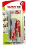 Fischer 2x DUOPOWER 14x70 S mit Schraube - 537626