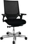 TOPSTAR B&uuml;rodrehstuhl m.Punktsynchrontechnik schwarz/schwarz 450-550mm Trgf110kg -