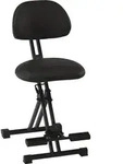 Stehhilfe Kunstleder Sitz-H.550-770mm STA schwarz Fu&szlig;st&uuml;tze MEY