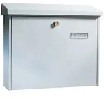 BURG-W&Auml;CHTER Briefkasten Ams.867 W H.320mm B.377mm T.115mm wei&szlig; STA DIN C4 - 867W