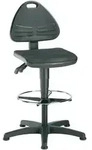 interstuhl Arbeitsdrehstuhl ISITEC Bodengleiter + Fu&szlig;ring - 9613-2000