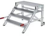 G&uuml;nzburger Steigtechnik Arbeitspodest fahrbar Stufenbreite 1.000 mm Aluminium