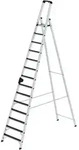 G&uuml;nzburger Steigtechnik Stufen-Stehleiter einseitig begehbar mit clip-step R13 14