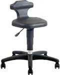 interstuhl Drehhocker Flex Rollen Integralschaum schwarz - 9408-2000