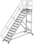 G&uuml;nzburger Steigtechnik Plattformtreppe 45&deg; fahrbar Stufenbreite 0,8 m 14...