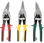 KS TOOLS Hebel-Blechdurchgangsscheren-Satz 3tlg. - 118.0050