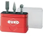 RUKO Hartmetall-Fr&auml;sstiftsatz 3tlg. HM Verzahnung ZYA-ST/SPG/KUD Schaft-&Oslash; 6 mm -