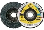 KLINGSPOR F&auml;cherscheibe SMT 624 Supra &Oslash; 125 mm K&ouml;rnung 40 12&deg; konisch INOX