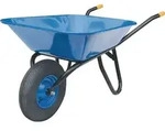 M&Uuml;BA Schubkarre Fagro F85 85l Luftrad 18,7kg Stahlfelge m.Kugell - 72600