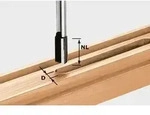 Festool Nutfr&auml;ser HW Schaft 8 mm HW S8 D18/20 - 490968