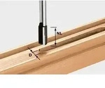 Festool 491088, Festool Nutfr&auml;ser HW Schaft 12 mm HW S12 D14/40 - 491088