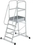 G&uuml;nzburger Steigtechnik Plattformleiter mit Rollen 5 Stufen - 303105